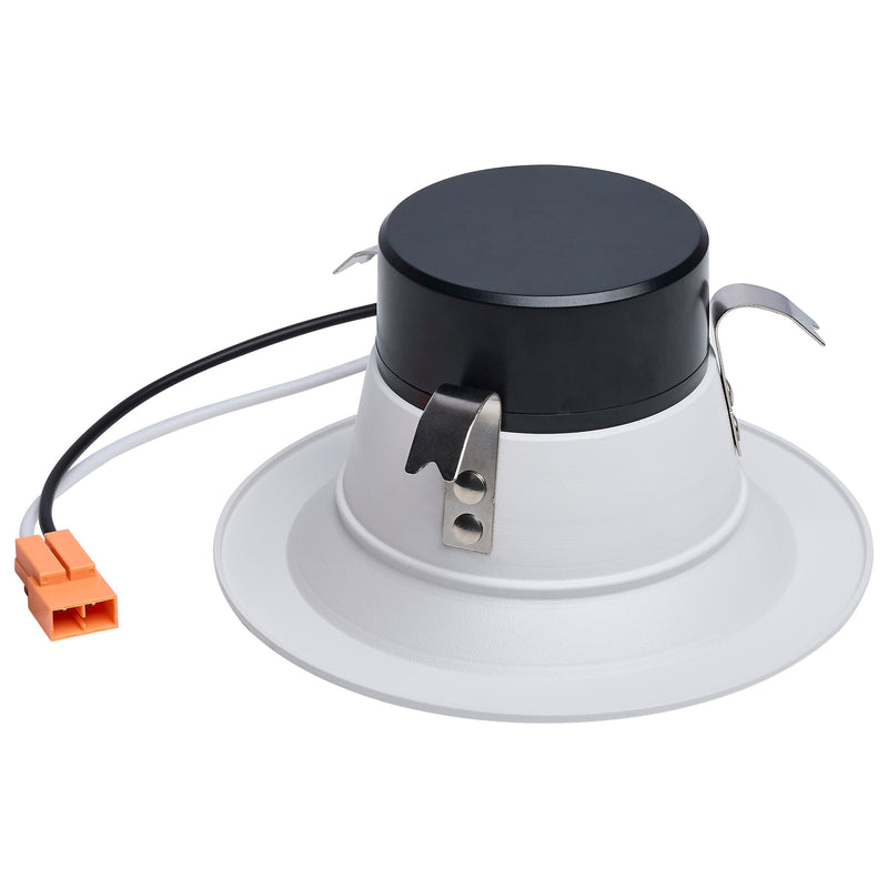4 Inch 8 Watt Round RGBTW Starfish Smooth Baffle LED Downlights
