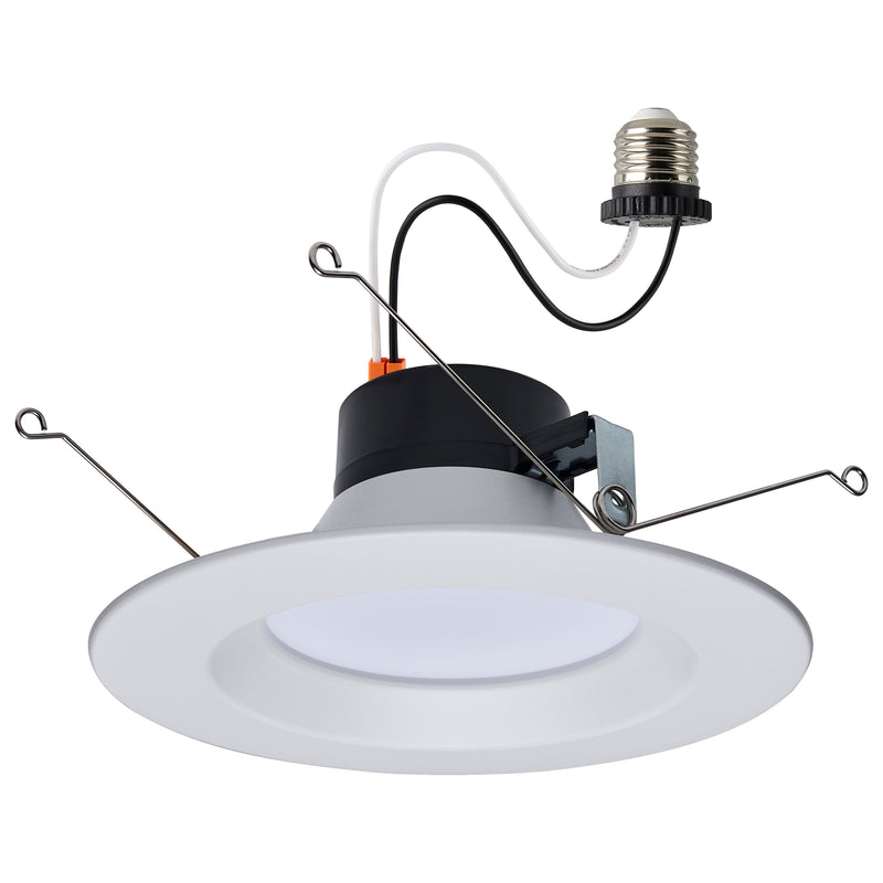 6 Inch 11 Watt Round RGBTW Starfish Smooth Baffle LED Downlights