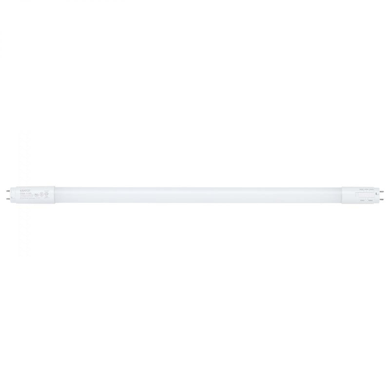 Satco 2 Foot 7 Watt Color Selectable T8 Ballast Bypass LED Tube Light 3000/3500/4000/5000/6500K   