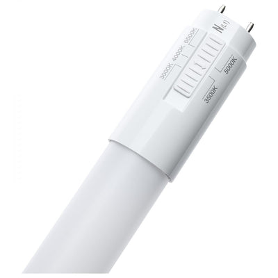 Satco 4 Foot 11.5 Watt LED Color Selectable T8 Ballast Bypass Tube Light 3000/3500/4000/5000/6500K   