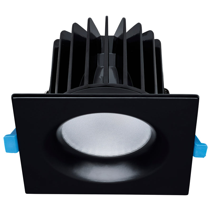 Satco 3 Inch Square 16/20/24 Watt LED Architectural Downlight 2700K/3000K/3500K/4000K/5000K Selectable Black