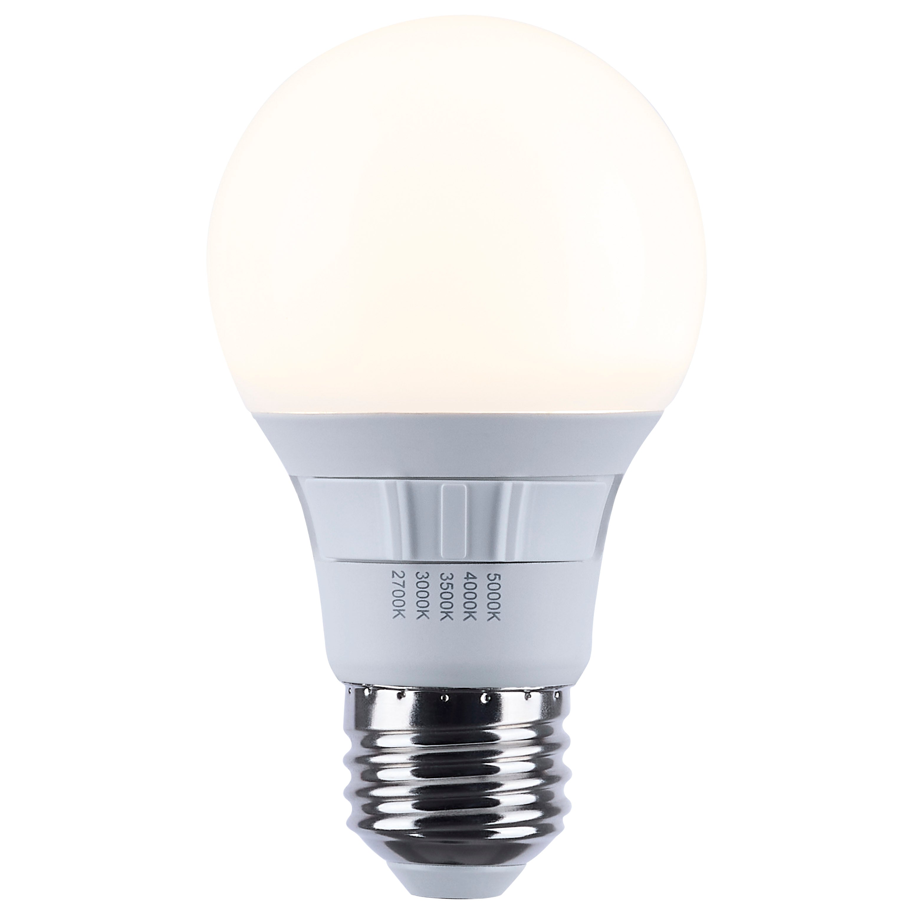 9 Watt 800 Lumen LED A19 120V Non-Dimmable 2700/3000/3500/4000/5000K 4 ...