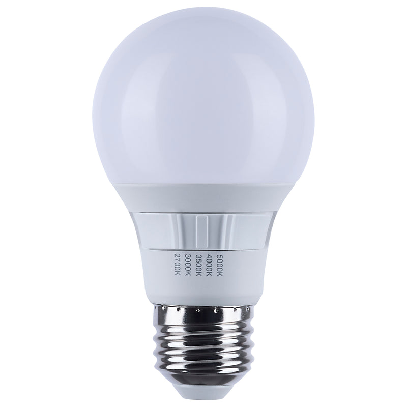 Satco 9 Watt 800 Lumen LED A19 120V Non-Dimmable 2700/3000/3500/4000/5000K 4-Pack