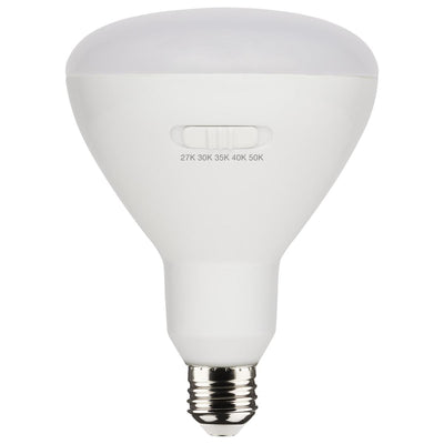 Satco 13 Watt LED BR40 Color Selectable Light Bulb 2700/3000/3500/4000/5000K - 4 Pack Selectable  