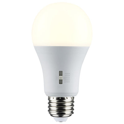 Satco 8.8 Watt LED Dimmable A19 Color Selectable E26 Light Bulb 2700/3000/3500/4000/5000K   