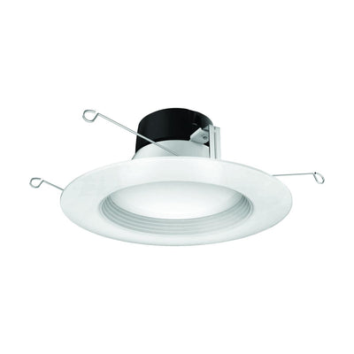 Satco 5 to 6 Inch 14 Watt Round Color Selectable LED Downlight Retrofit 2700/3000/3500/4000/5000K Selectable White 