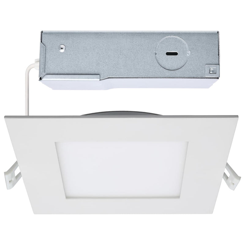6 Inch 12 Watt Square 120V Remote Driver Downlight 2700K/3000K/3500K/4 ...