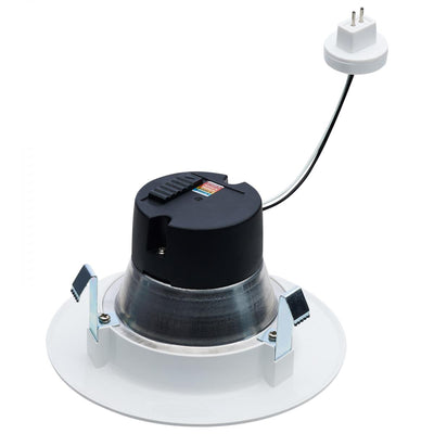 Satco 4 Inch 6.5 Watt 12 Volt LED Baffle Downlight 2700/3000/3500/4000/5000K   