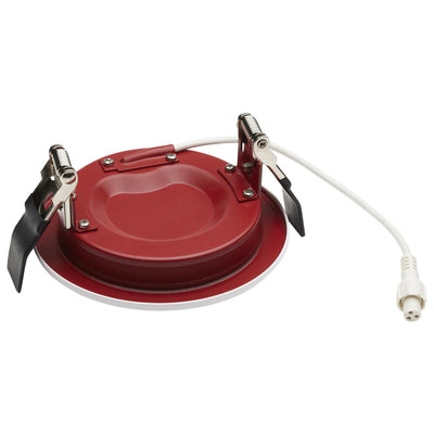Satco 4 Inch 10 Watt LED 120V Fire Rated Flat Lens Downlight 27/30/35/40/50K   