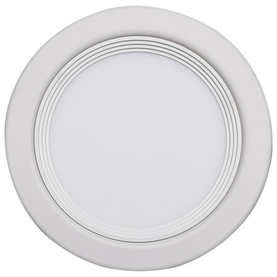 Satco 4 Inch 10 Watt LED 120V Fire Rated Stepped Baffle Downlight 27/30/35/40/50K   