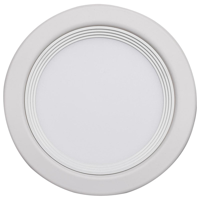 Satco 4 Inch 10 Watt LED 120V Fire Rated Stepped Baffle Downlight 27/30/35/40/50K   