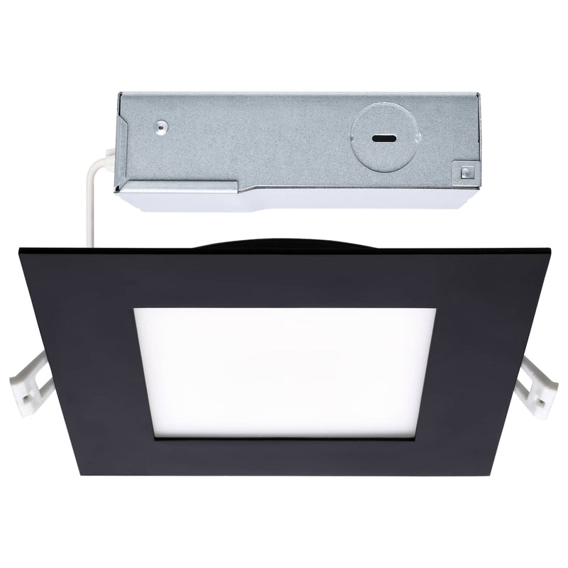 6 Inch 12 Watt Square 120V Remote Driver Downlight 2700K/3000K/3500K/4 ...