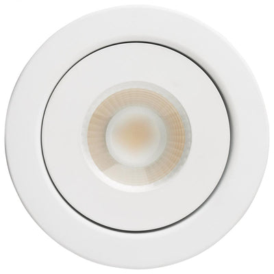 Satco 4 Inch 9 Watt LED 120V Fire Rated Gimbal Downlight 2700/3000/3500/4000/5000K   