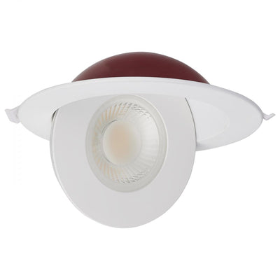 Satco 6 Inch 15 Watt LED 120V Fire Rated Gimbal Downlight 2700/3000/3500/4000/5000K   