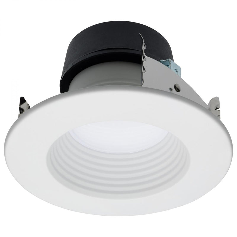 Satco 4 Inch 6/7/10 Watt Deep Baffled LED Selectable Downlight Retrofit 2700/3000/3500/4000/5000K   