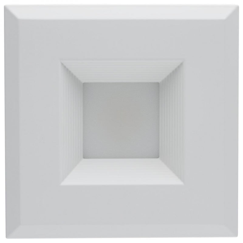 Satco 4 Inch 6/7/10 Watt Square Deep Baffled LED Selectable Downlight Retrofit 2700/3000/3500/4000/5000K   