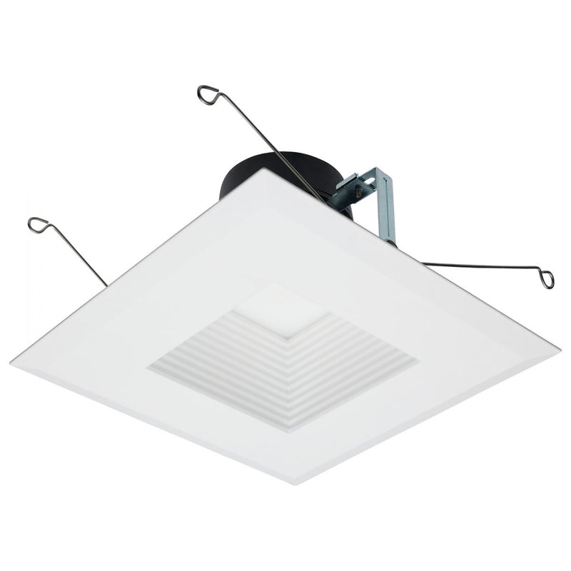 Satco 5/6 Inch 8/11/14 Watt Square Deep Baffled LED Selectable Downlight Retrofit 2700/3000/3500/4000/5000K   