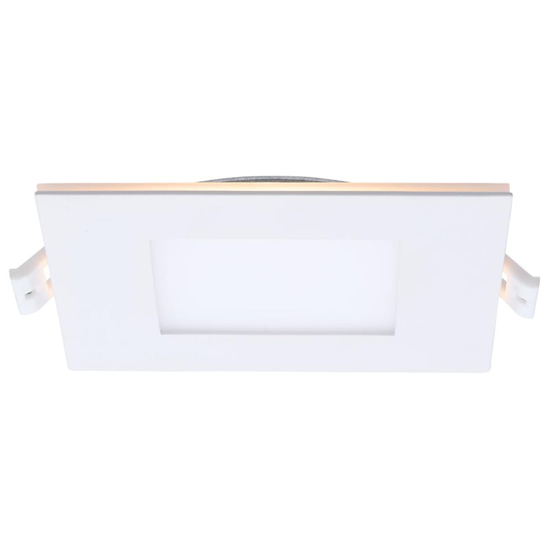 Satco 4 Inch 9 Watt Square 120V LED Direct Wire Selectable Night Light Downlight 2700/3000/3500/4000/5000K