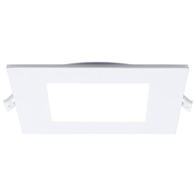 Satco 6 Inch 12 Watt Square 120V LED Direct Wire Selectable Night Light Downlight 2700/3000/3500/4000/5000K
