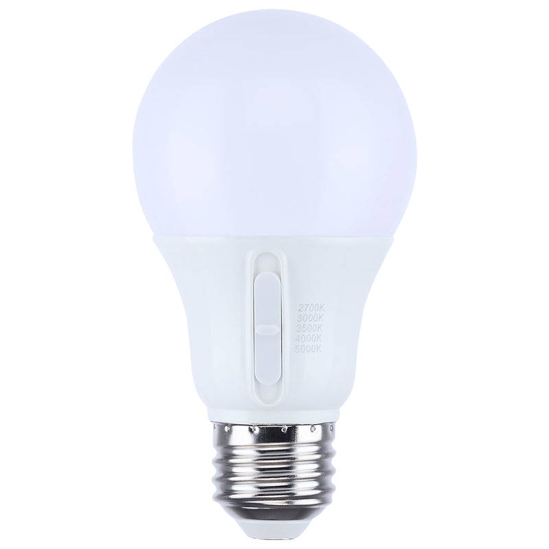 Satco LED T24 Compliant A19 Lamps 2700K/3000K/3500K/4000K/5000K E26 Base 9.5 Watts