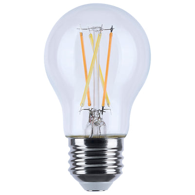 Satco 4.5 Watt Enclosed Fixture Rated 120V A15 E26 Clear Light Bulb Warm Dimming 3000-2000K