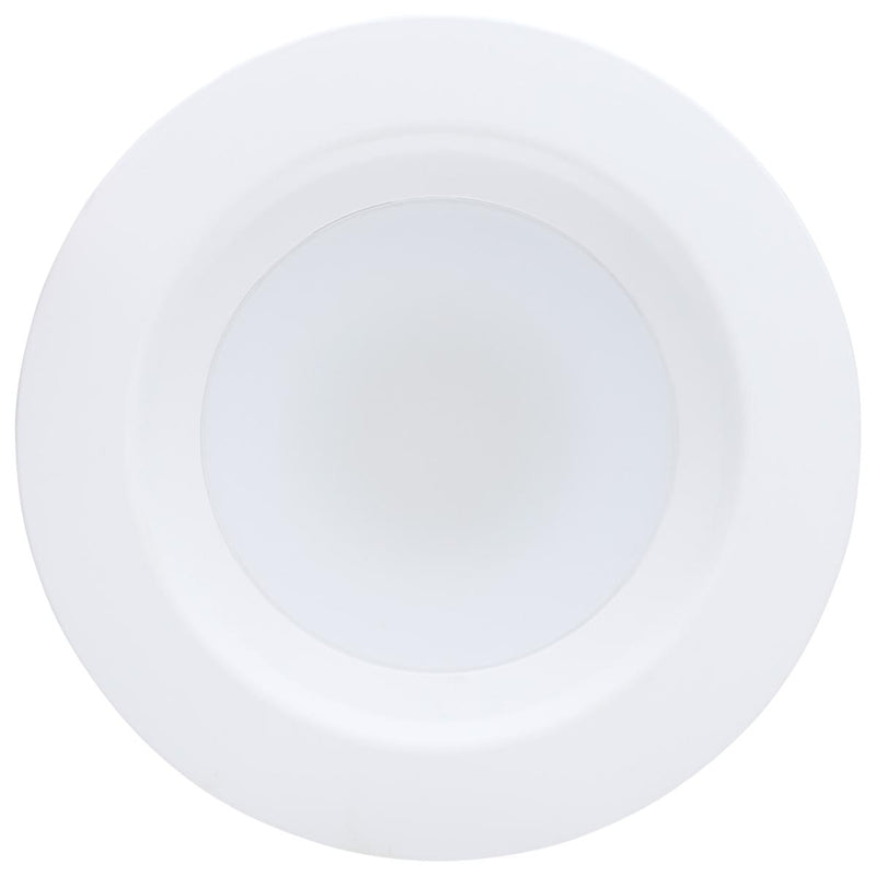 Satco 4 Inch 7 Watt Round LED Smooth Baffle Downlight 2700/3000/3500/4000/5000K