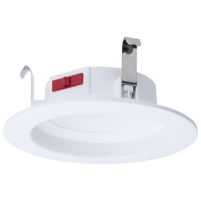 Satco 4 Inch 7 Watt Round LED Smooth Baffle Downlight 2700/3000/3500/4000/5000K