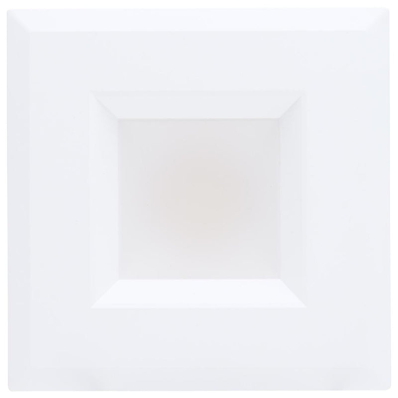 Satco 4 Inch 7 Watt Square LED Smooth Baffle Downlight 2700/3000/3500/4000/5000K