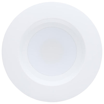 Satco 5/6 Inch 8 Watt Round LED Smooth Baffle Downlight 2700/3000/3500/4000/5000K