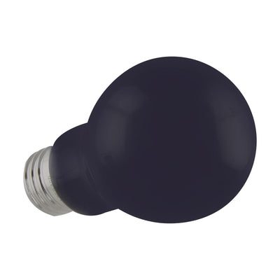Satco 6.5 Watt Black Light 120V LED A19 Light Bulb   