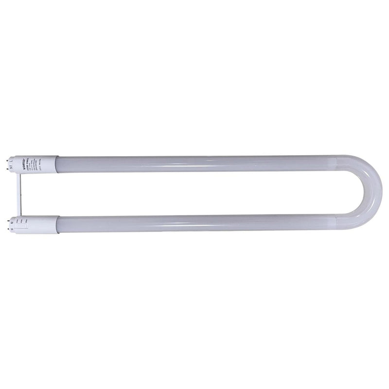 Satco 3 Inch 13 Watt LED CCT Select Ballast Bypass U Bend Tube Light 3000/4000/5000K Selectable  