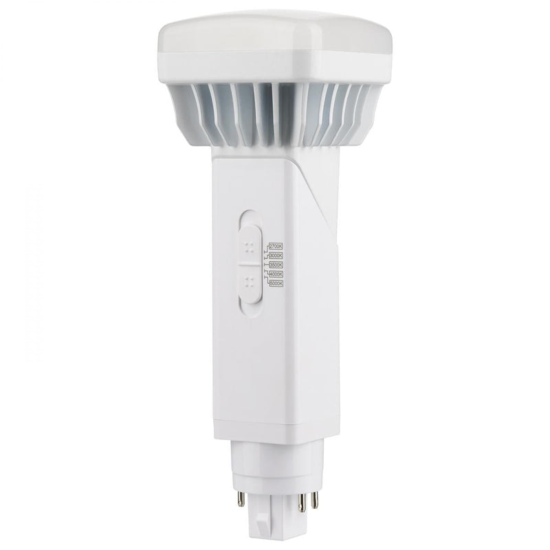 Satco 16 Watt Selectable G24Q Base LED Dual Position PL Lamp 2700/3000/3500/4000/5000K   