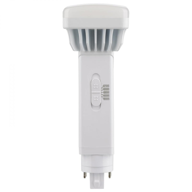 Satco 16 Watt Selectable G24Q Base LED Dual Position PL Lamp 2700/3000/3500/4000/5000K Selectable  