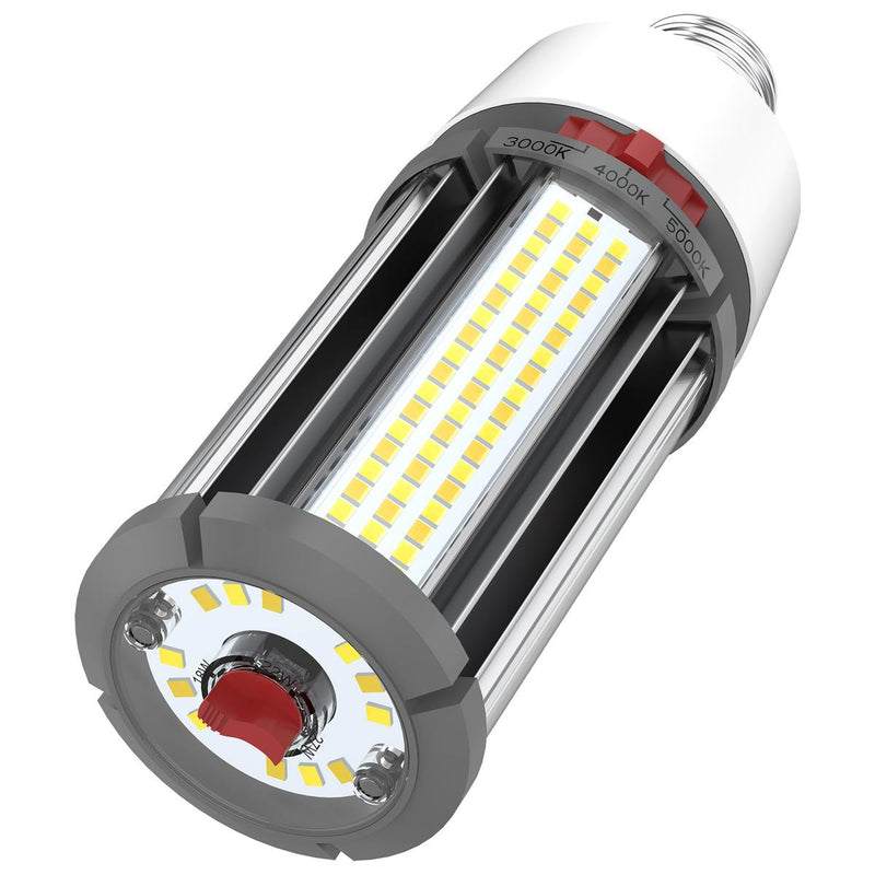 Satco 18/22/27 Watt E26 Selectable LED Corn Cob Retrofit 3000/4000/5000K   