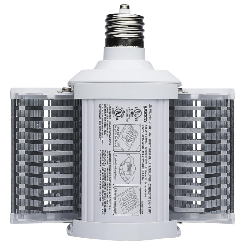 Satco 60/70/80 Watt Selectable LED HI-Pro Expandable Lamp 3000/4000/5000K   