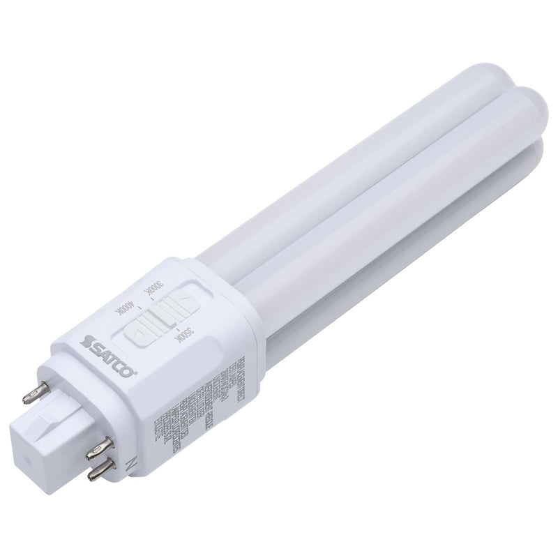 Satco 9.5 Watt LED Type A/B CFL Replacement PL Lamp 3000/3500/4000K