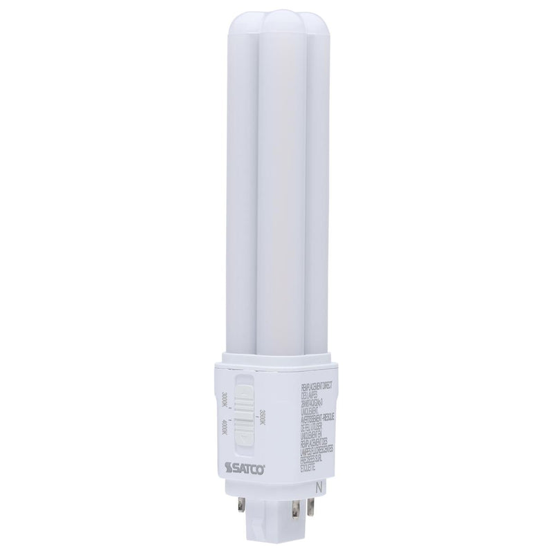 Satco 9.5 Watt LED Type A/B CFL Replacement PL Lamp 3000/3500/4000K