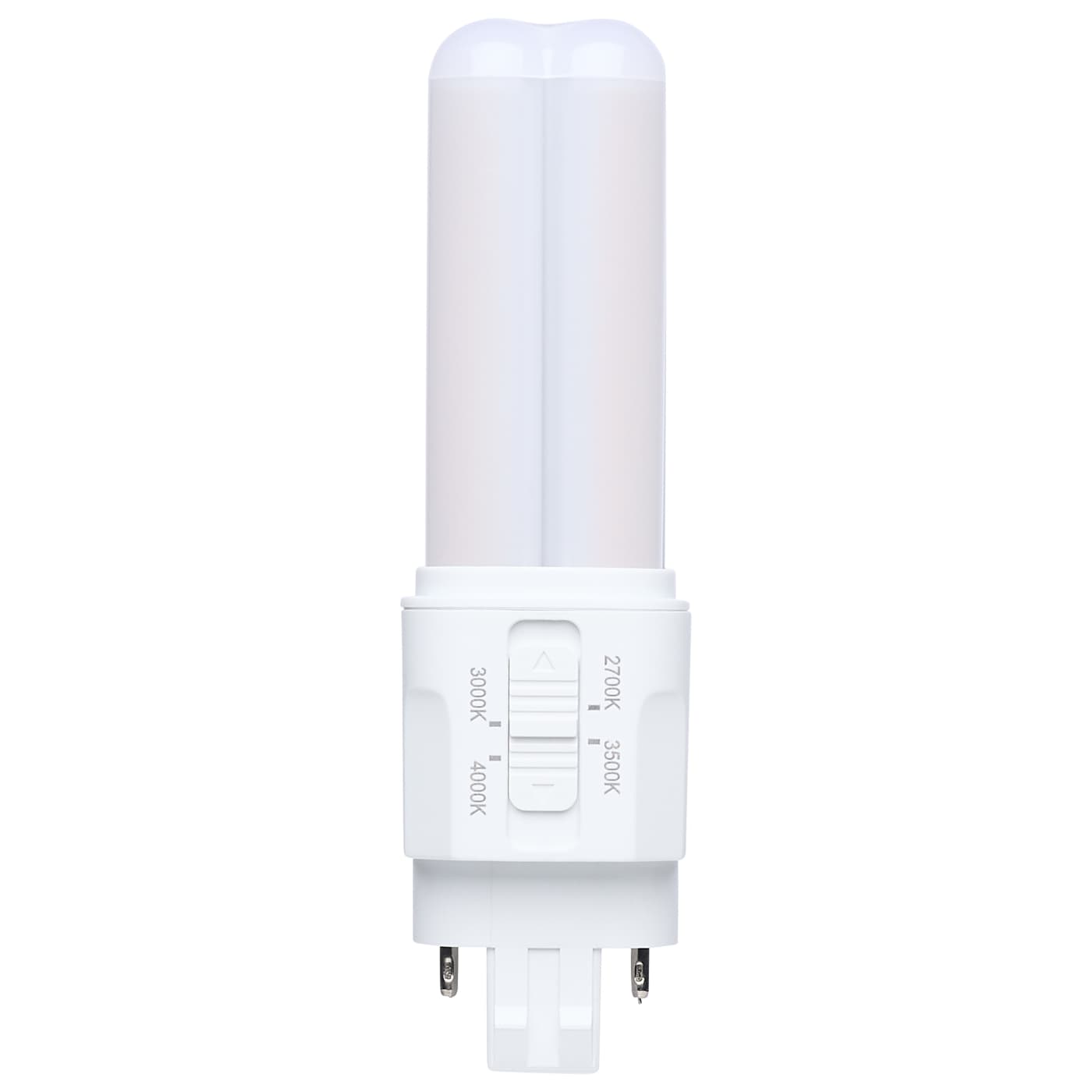 5.5 Watt LED Type A/B Hybrid CFL Replacement PL Light Bulb 2-Pin GX23 ...