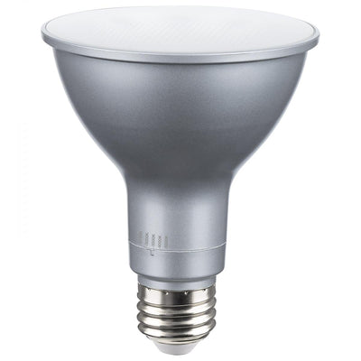 Satco 15 Watt High Lumen LED 120V Long Neck PAR30 Light Bulb 2700/3000/3500/4000/5000K   
