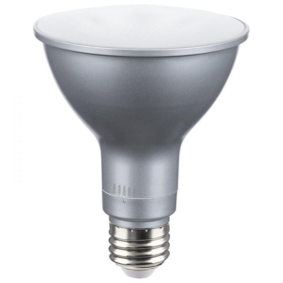 Satco 15 Watt High Lumen LED 120-277V Long Neck PAR30 Light Bulb 2700/3000/3500/4000/5000K Selectable  