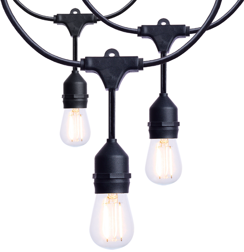 Satco LED Indoor/Outdoor Wet Location Rated String Lights 24 Feet