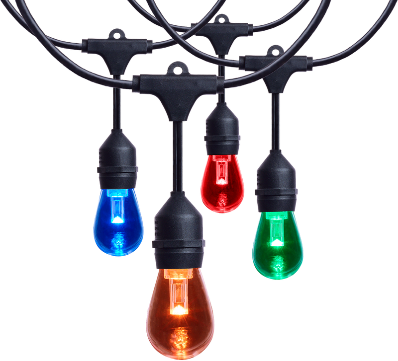 Satco LED Indoor/Outdoor String Lights with Remote Control 24 Feet