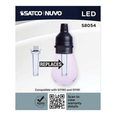 Satco Starfish Smart LED String Light 0.5 Watt Replacement Lamp