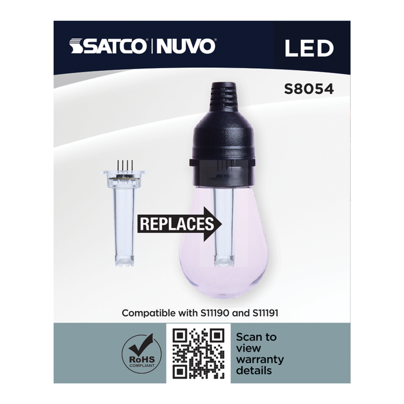 Satco Starfish Smart LED String Light 0.5 Watt Replacement Lamp