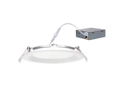 MaxLite 6 Inch 12 Watt LED Baffle Slim Downlight 2700/3000/3500/4000/5000K Selectable White 