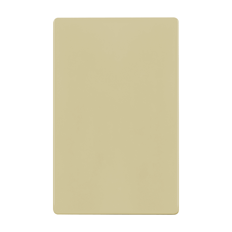 Enerlites Screwless Blank One Gang Wall Plate Ivory  