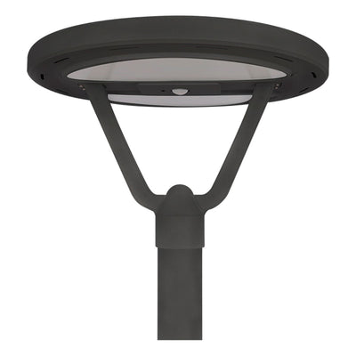 Light Efficient Design Solera 2500 Lumen Black LED Pathway Solar Light 3000K Warm White Black 