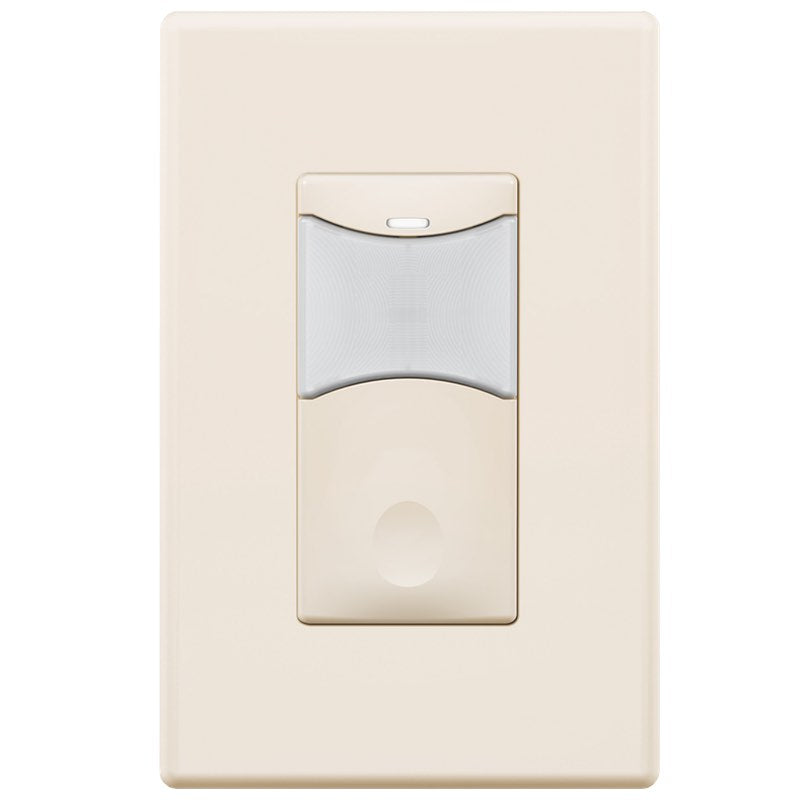 SensorWorx SWX-101-1 Single Gang Low Voltage Occupancy PIR Wall Switch Sensor Ivory  