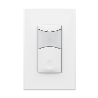 SensorWorx SWX-101-1 Single Gang Low Voltage Occupancy PIR Wall Switch Sensor White  