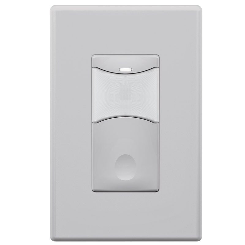 SensorWorx SWX-103-1 Single Gang Low Voltage Vacancy PIR Wall Switch Sensor Gray  